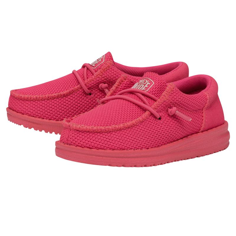 Hey Dude Toddler Funk Monochrome Electric Pink
