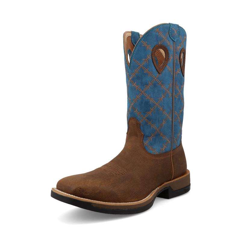 Twisted X Men's 12" Tech X Brown/Blue Boots