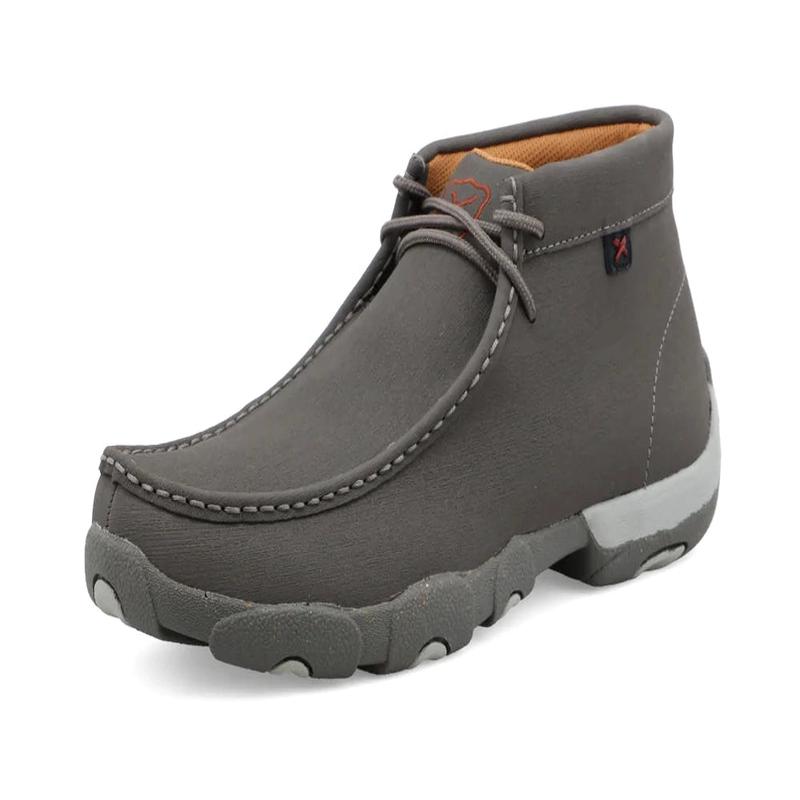 Twisted X Men's Grey Rubberized DuraTWX Chukka Driving Moc