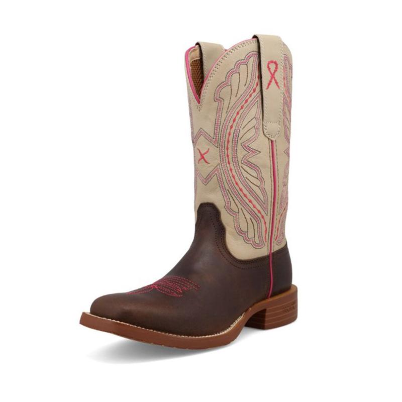 Twisted X Women's Breast Cancer Awareness Square Toe Boot