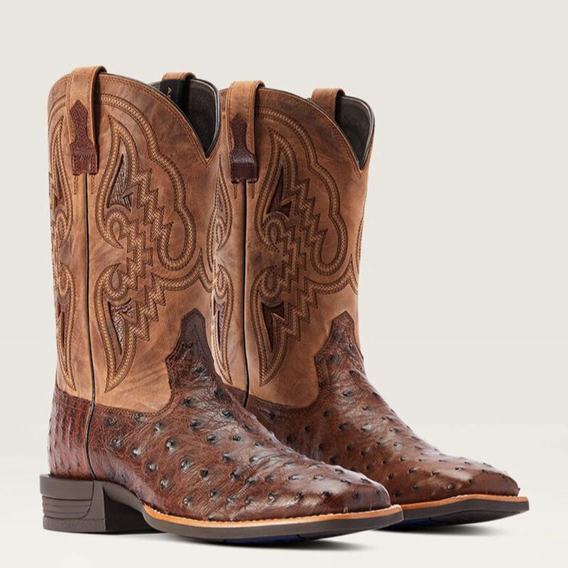 Ariat Men's Ostrich Dagger Square Toe Boot