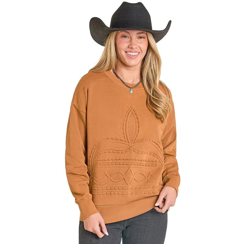Brass Boot Stitch Sweatshirt