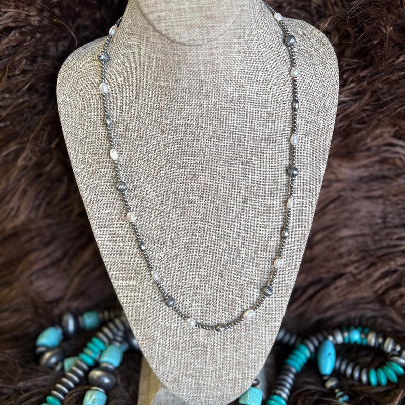 "Breezy" Navajo Pearl Necklace